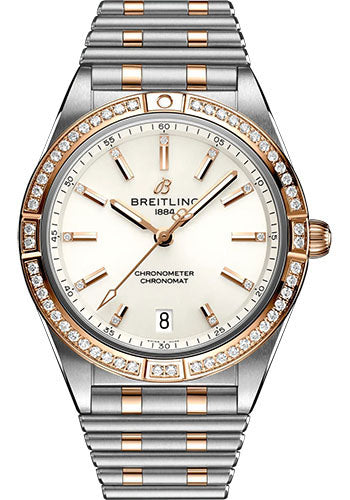 breitling-chronomat-automatic-36-watch-steel-and-18k-red-gold-gem-set-white-diamond-dial-metal-bracelet-u10380591a1u1