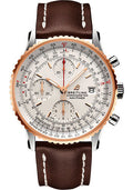 breitling-navitimer-chronograph-41-watch-steel-and-18k-red-gold-silver-dial-brown-calfskin-leather-strap-folding-buckle-u13324211g1x2