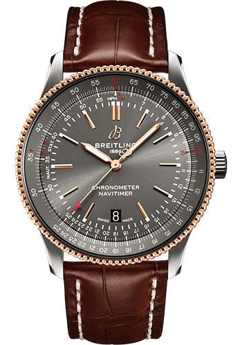 breitling-navitimer-automatic-41-watch-steel-and-18k-red-gold-anthracite-dial-brown-alligator-leather-strap-tang-buckle-u17326121m1p1