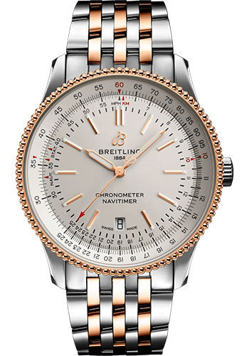 breitling-navitimer-automatic-41-watch-steel-and-18k-red-gold-silver-dial-metal-bracelet-u17326211g1u1