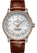 breitling-navitimer-automatic-35-watch-steel-and-18k-rose-gold-mother-of-pearl-dial-brown-alligator-leather-strap-folding-buckle-u17395211a1p2