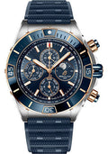 breitling-super-chronomat-44-four-year-calendar-watch-steel-and-18k-red-gold-blue-dial-blue-rubber-strap-folding-buckle-u19320161c1s1