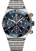 breitling-super-chronomat-44-four-year-calendar-watch-steel-and-18k-red-gold-blue-dial-metal-bracelet-u19320161c1u1
