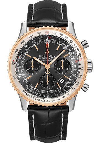 breitling-navitimer-b01-chronograph-43-watch-steel-red-gold-stratos-gray-dial-black-croco-strap-folding-buckle-ub0121211f1p2