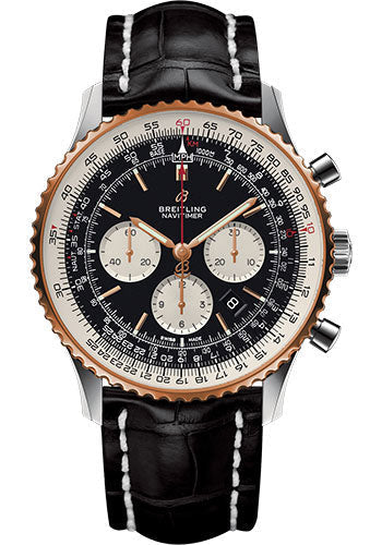 breitling-navitimer-1-b01-chronograph-46-watch-steel-and-red-gold-case-black-dial-black-croco-strap-ub0127211b1p1