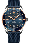 breitling-superocean-heritage-b20-automatic-42-watch-steel-and-18k-red-gold-blue-dial-blue-rubber-strap-folding-buckle-ub2010161c1s1
