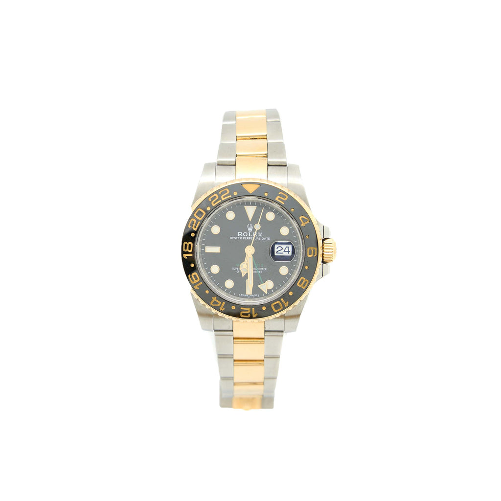 copy-of-rolex-gmt-master-ii-40mm-oystersteel-yellow-gold-black-dial-m116713ln