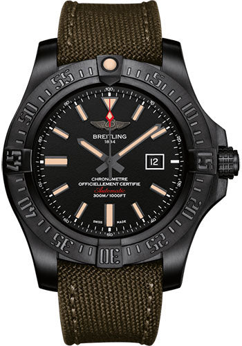 breitling-avenger-blackbird-watch-black-titanium-volcano-black-dial-khaki-green-military-strap-tang-buckle-v1731010-bd12-105w-m20basa-1
