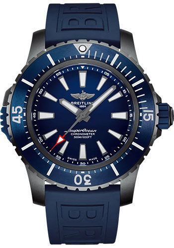 breitling-superocean-automatic-48-watch-dlc-coated-titanium-blue-dial-blue-rubber-strap-tang-buckle-v17369161c1s1