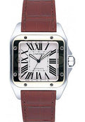cartier-santos-100-watch-large-steel-and-gold-case-alligator-strap-w20072x7