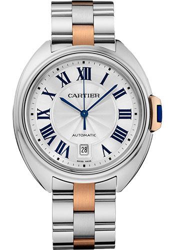cartier-cle-de-cartier-watch-40-mm-steel-case-silvered-dial-steel-and-pink-gold-bracelet-w2cl0002