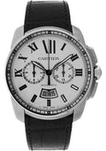 cartier-calibre-de-cartier-chronograph-watch-42-mm-steel-case-silver-dial-black-alligator-strap-w7100046
