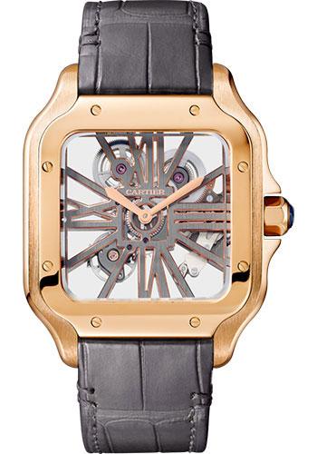 cartier-santos-de-cartier-watch-39-8-mm-pink-gold-case-skeleton-dial-alligator-and-in-calfskin-strap-whsa0018