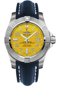 breitling-avenger-ii-seawolf-watch-45mm-steel-case-cobra-yellow-dial-blue-leather-strap-a1733110-i519-105x-a20basa-1