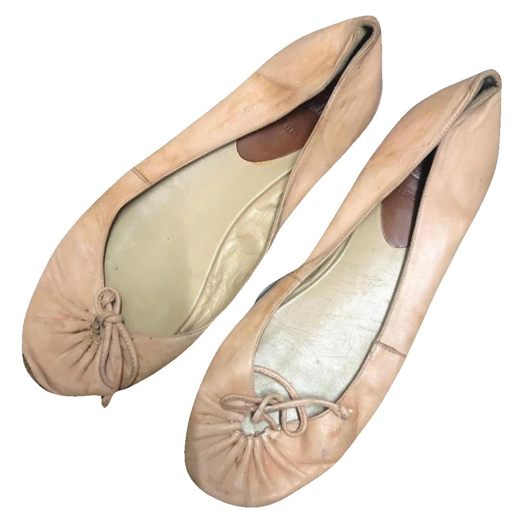 CHRISTIAN LOUBOUTIN BALLET FLAT BEIGE & NUDE