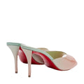 CHRISTIAN LOUBOUTIN MISS Z SANDAL ALTA SUOLA STRASS PINK & NUDE