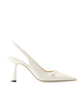 Jimmy Choo Amita 85 Leather Slingback Pumps – 12597