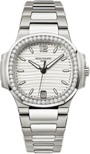 patek-philippe-nautilus-ladies-33-6mm-silver-index-diamond-bezel-stainless-steel-diamond-set-date-7018-1a-001
