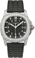 patek-philippe-aquanaut-ladies-white-gold-diamonds-black-dial-5069g-001