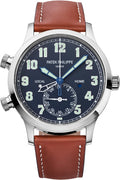 patek-philippe-complications-calatrava-pilot-travel-time-white-gold-blue-dial-5524g-001