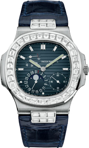 patek-philippe-nautilus-40mm-black-blue-baguette-diamond-bezel-moon-phase-date-white-gold-leather-automatic-5724g-001
