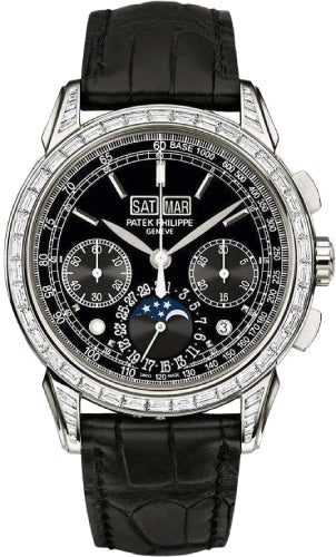 patek-philippe-grand-complications-perpetual-calendar-moon-phases-chronograph-platinum-diamond-baguette-black-5271p-001