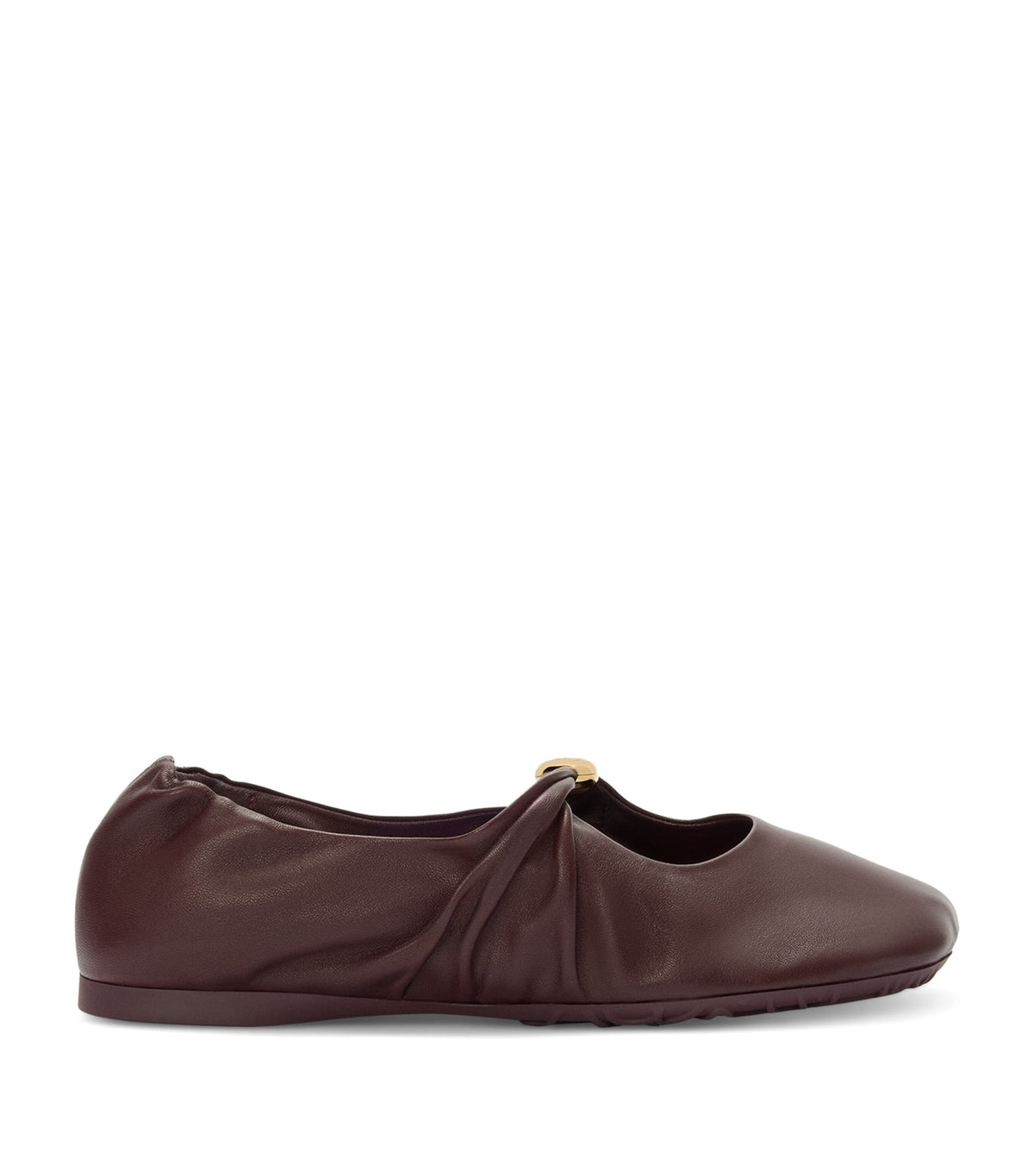 LOEWE Leather Pebble Soft Ballet Flats – 77490