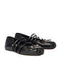 GUCCI SHEARLING BALLERINAS BLACK