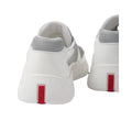 PRADA AMERICA'S CUP MESH SNEAKERS APPLE WHITE