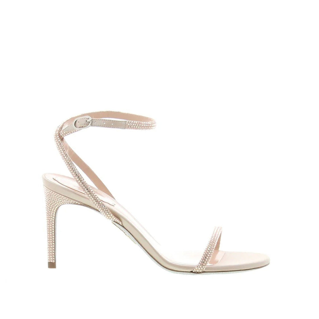 RENÉ CAOVILLA 105MM EDEN SANDAL PINK