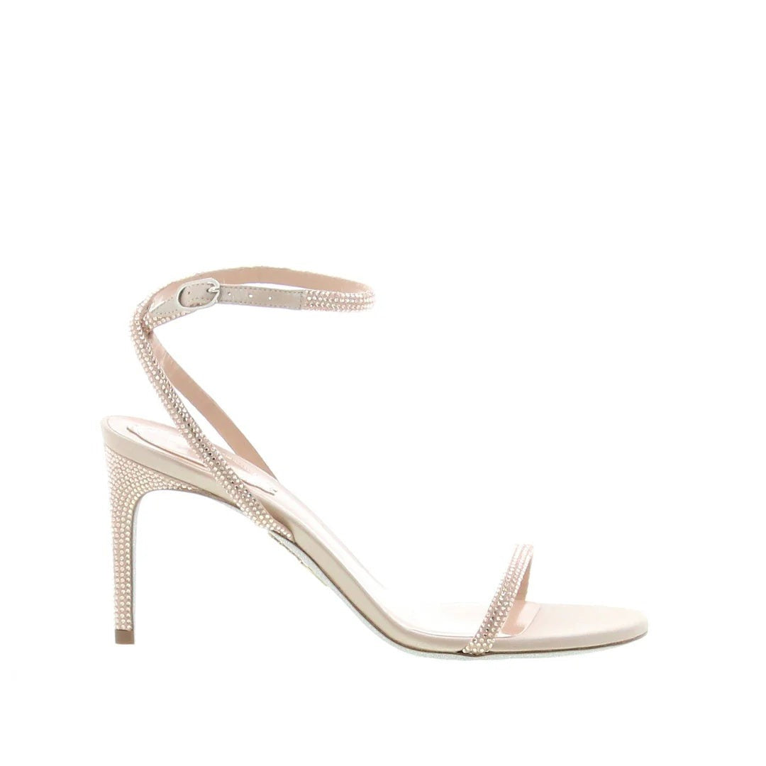 RENÉ CAOVILLA 105MM EDEN SANDAL PINK