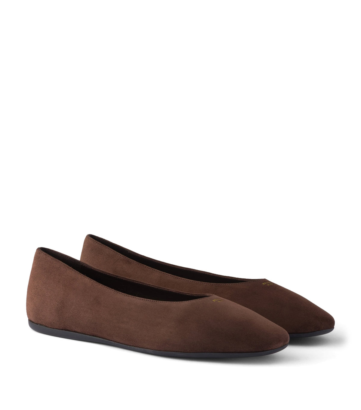 Prada Suede Logo Ballet Flats – 89524