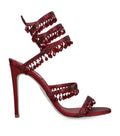 René Caovilla Satin Chandelier Heeled Sandals 105 – 07627