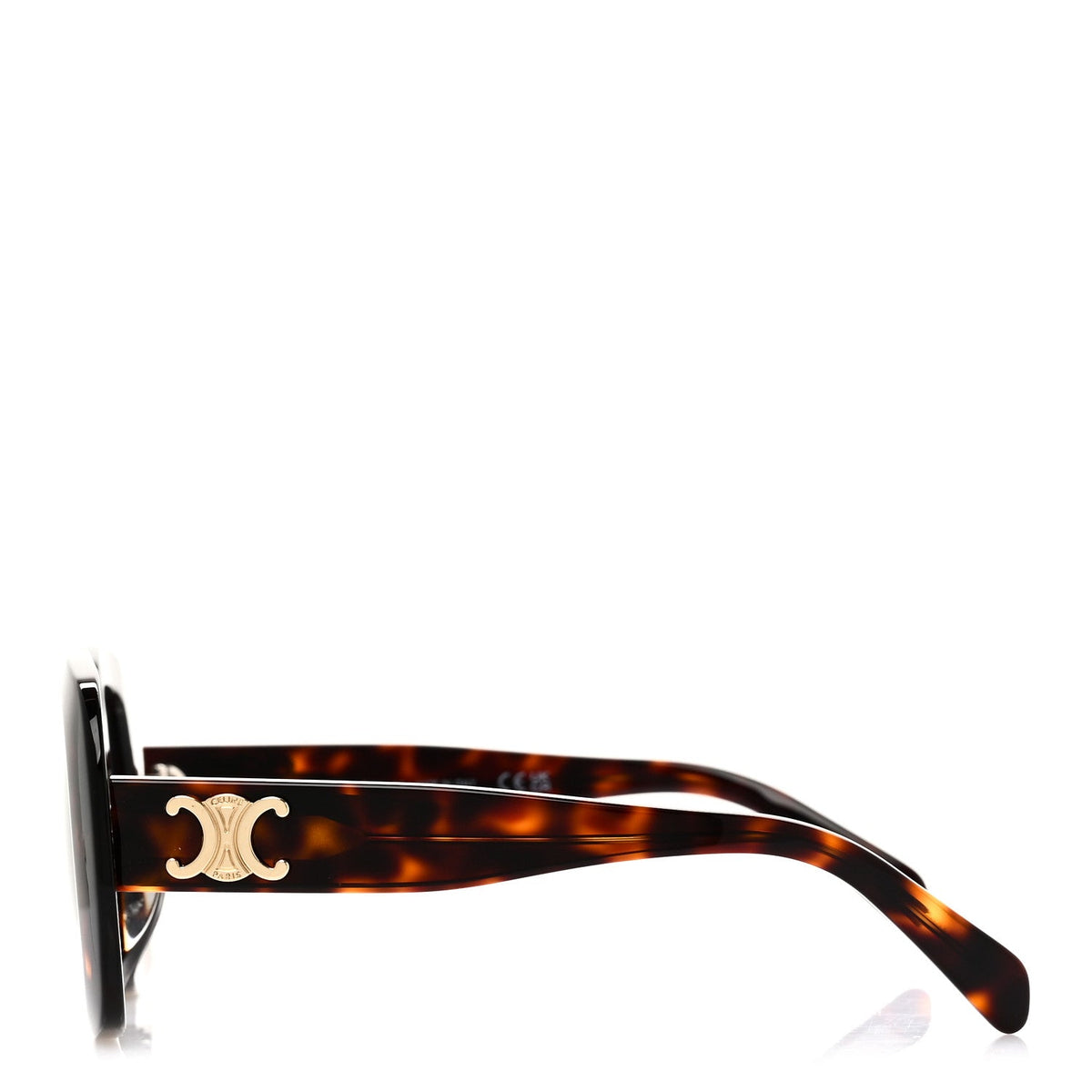 Celine Square Sunglasses — Tortoise – Acetate Triomphe 01 CL40262U