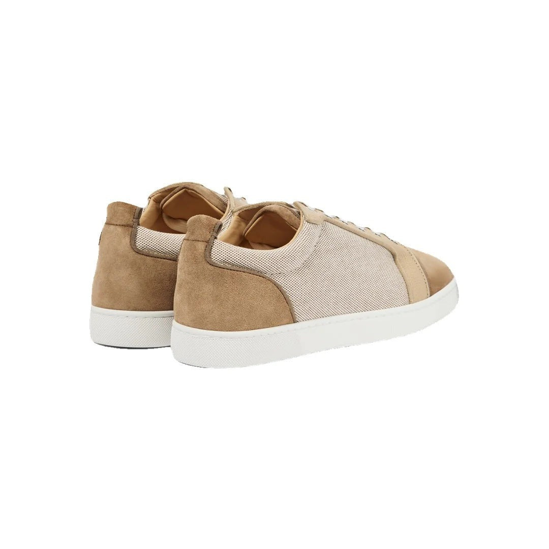 CHRISTIAN LOUBOUTIN LOUIS JUNIOR SNEAKER BEIGE