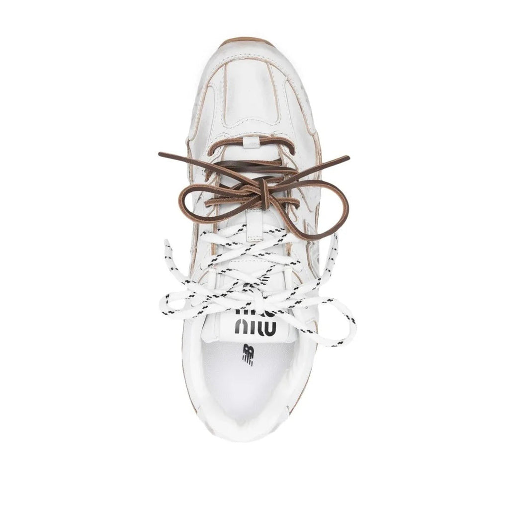MIU MIU X NEW BALANCE SL SLIP-ON MULE WHITE