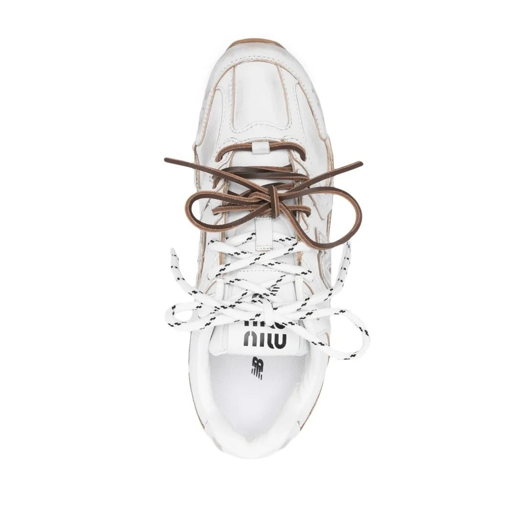 MIU MIU X NEW BALANCE SL SLIP-ON MULE WHITE