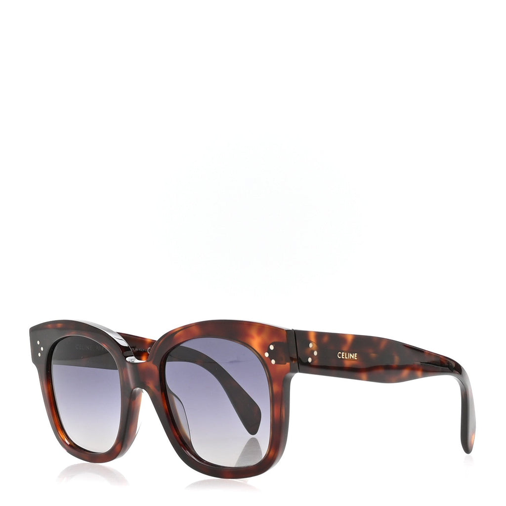 Celine Square Sunglasses — Tortoise – Polarized New Audrey CL4002UN