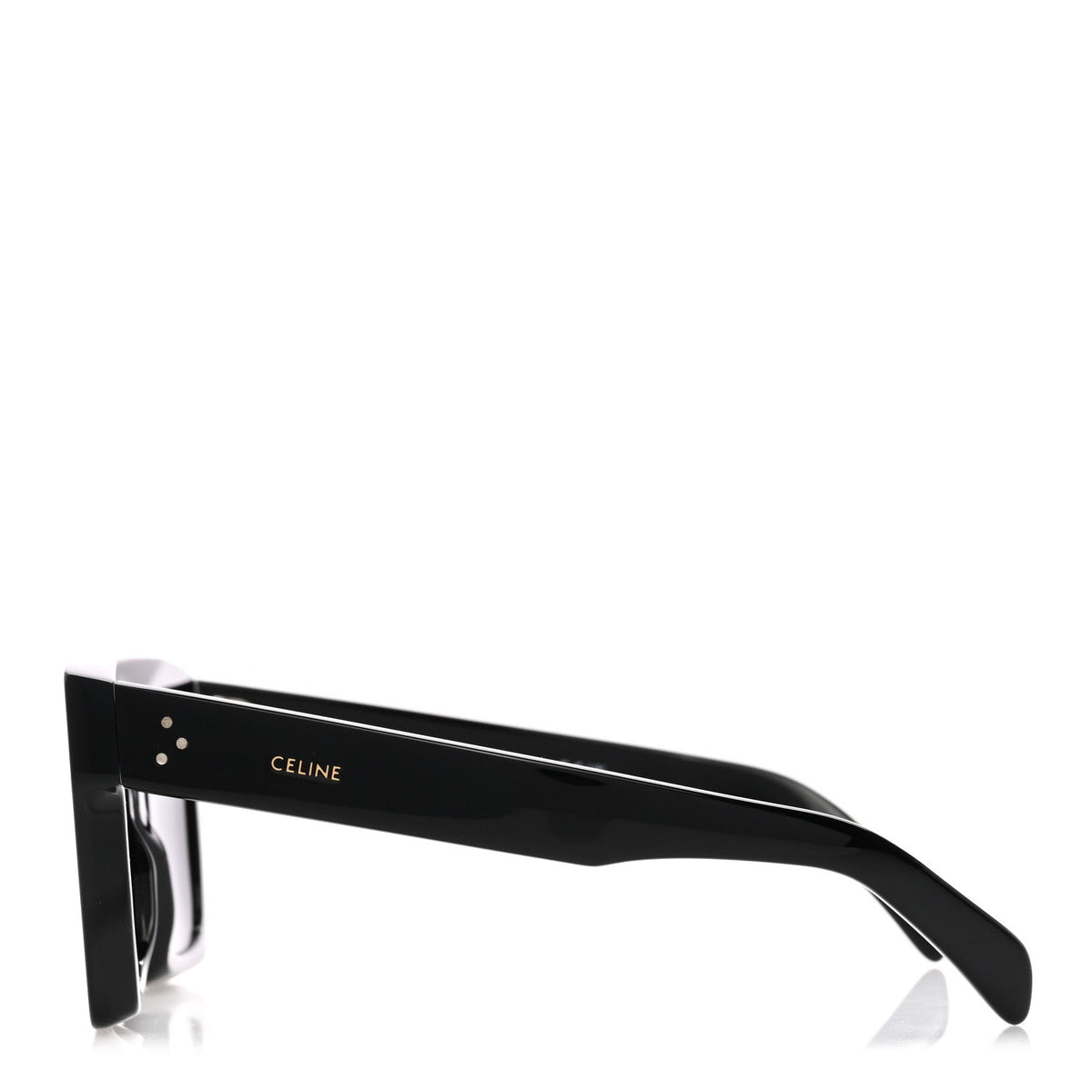 Celine Square Sunglasses — Black