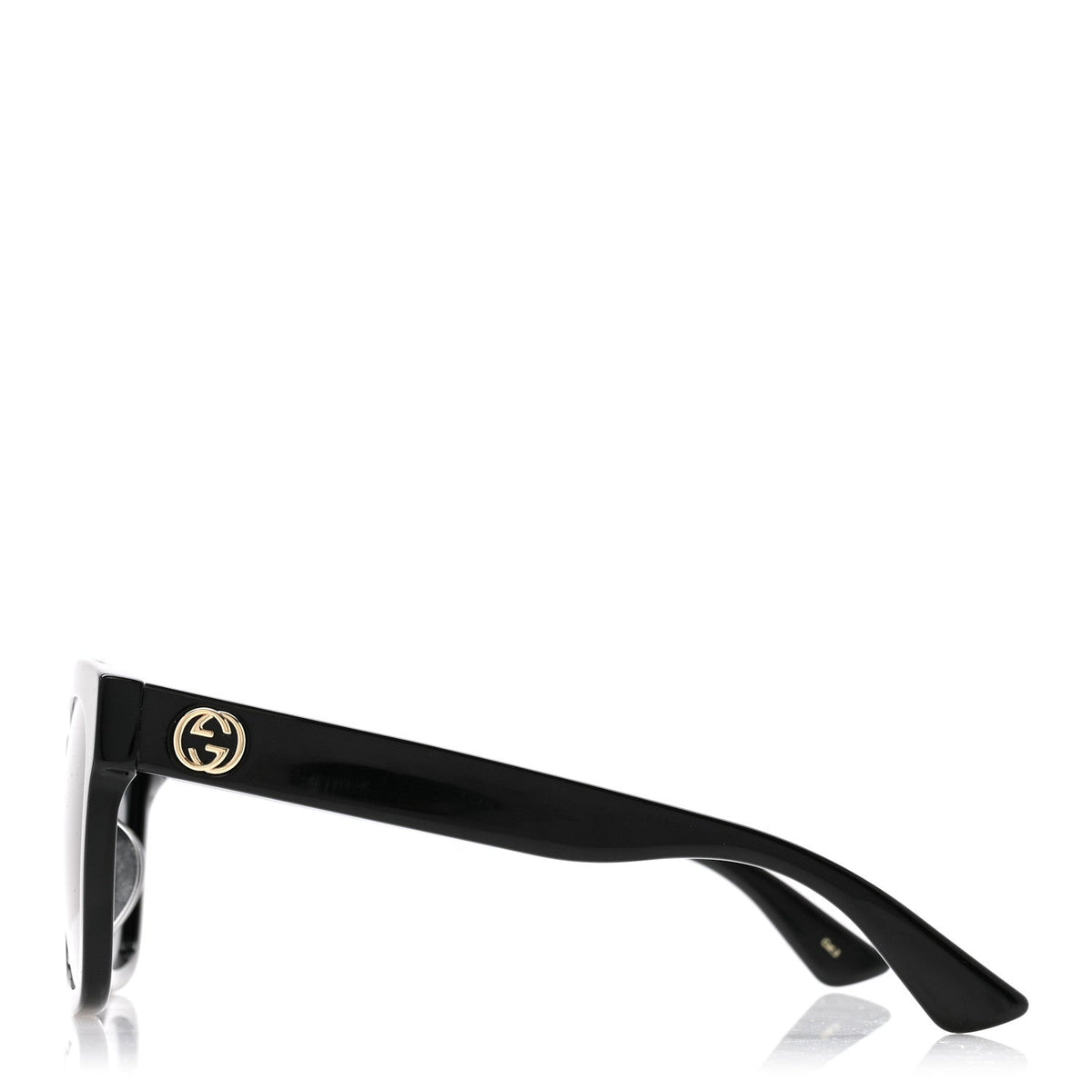 Gucci Square Sunglasses — Black – Acetate Frame GG0034SAN
