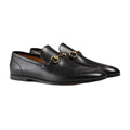 GUCCI JORDAAN LEATHER LOAFER BLACK