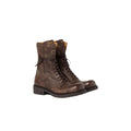 MIU MIU SLOUCHY LEATHER BOOTIES BROWN