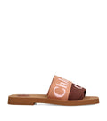 Chloé Canvas Jacquard Woody Sandals – 93772