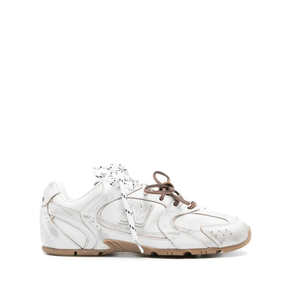 MIU MIU X NEW BALANCE SL SLIP-ON MULE WHITE