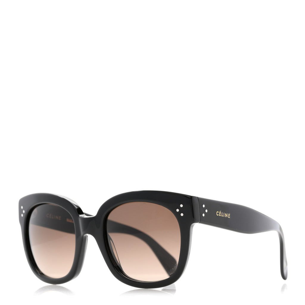 Celine Square Sunglasses — Black – New Audrey CL 41805 S