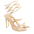 RENÉ CAOVILLA CLEO AND SANDAL GOLD