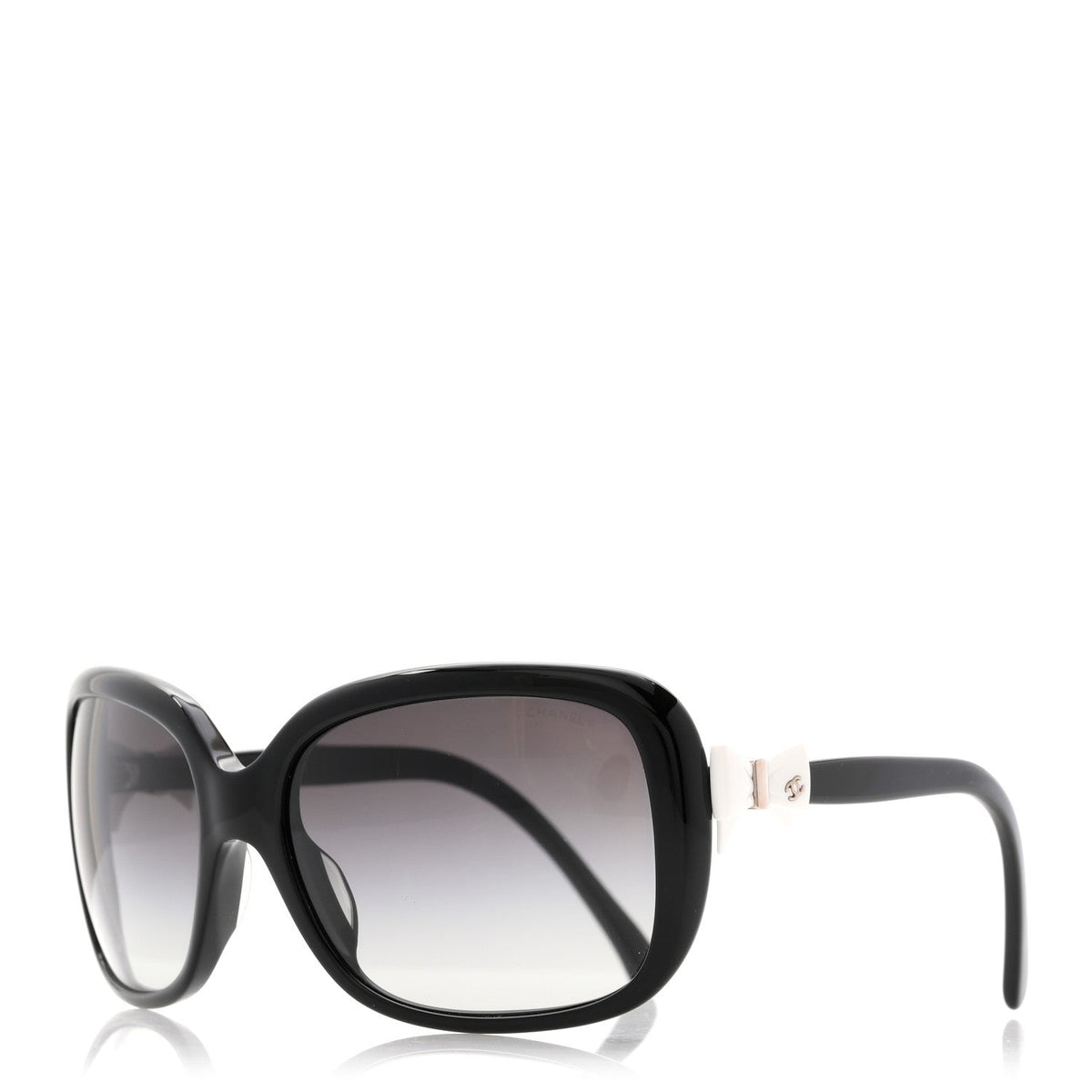 Chanel Square Sunglasses — Black – CC Bow 5171 White