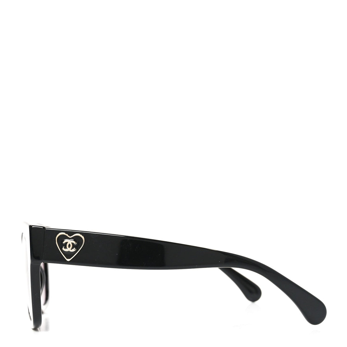 Chanel Square Sunglasses — Black – Acetate CC Heart 5478