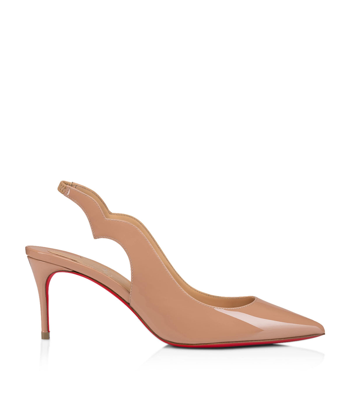 Christian Louboutin Hot Chick Sling Patent Leather Slingback Pumps 70 – 17844