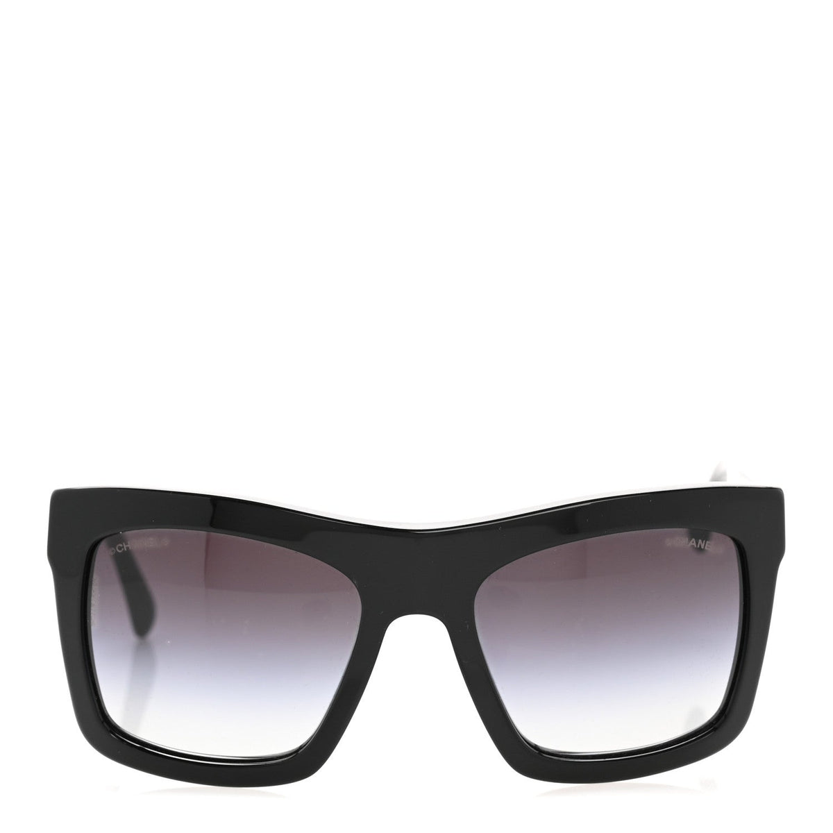 Chanel Oversized Square Sunglasses — Black